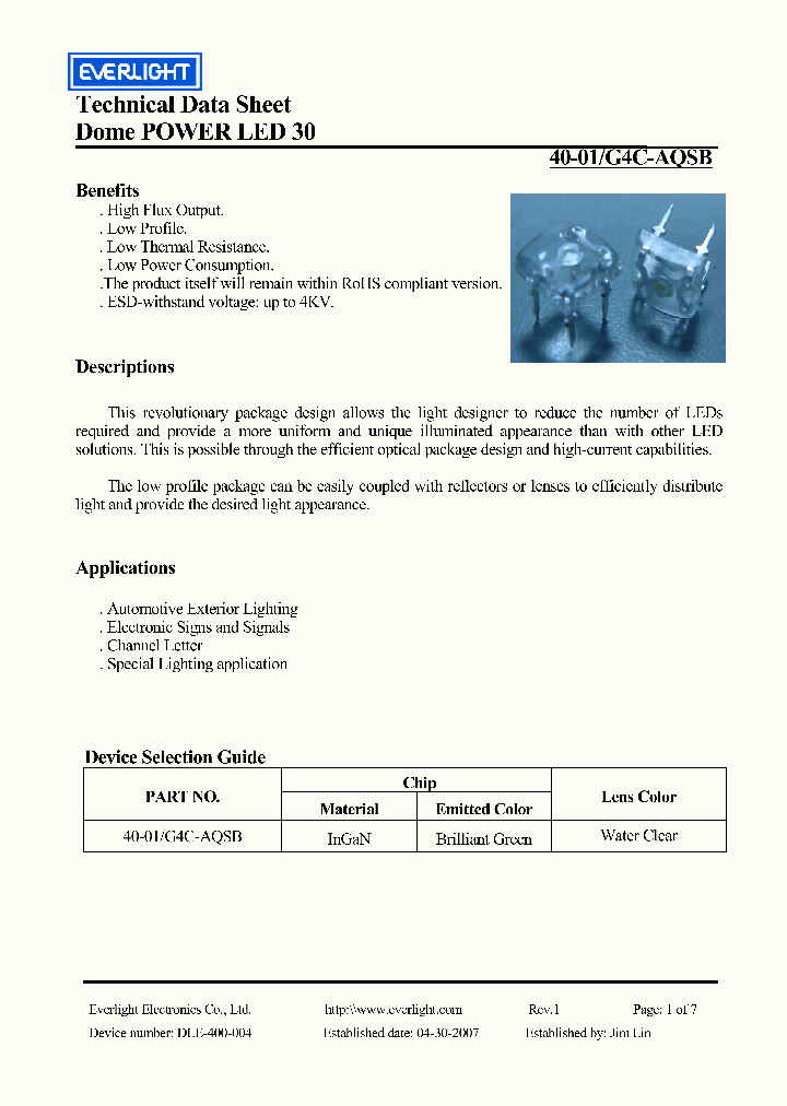 40-01-G4C-AQSB_4170585.PDF Datasheet