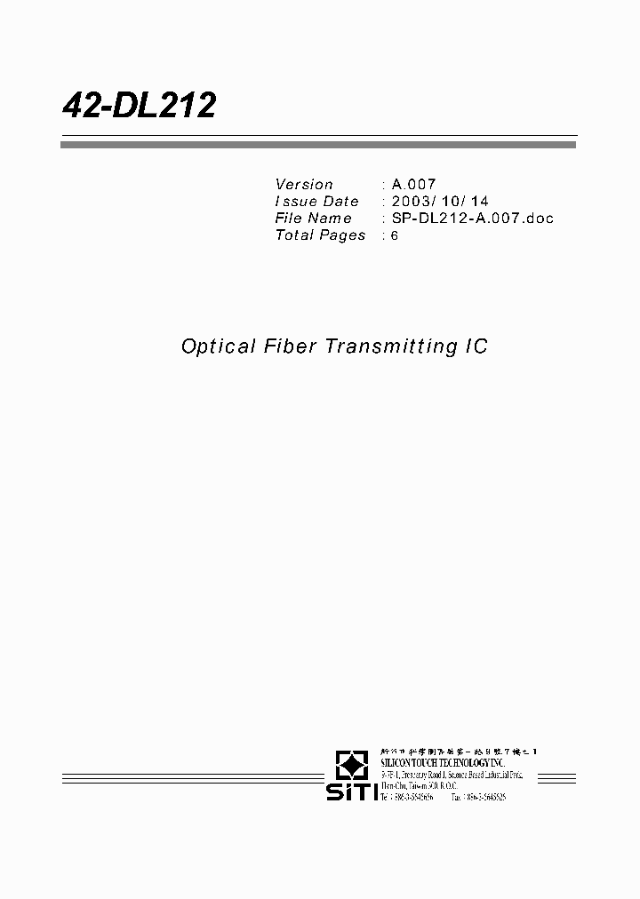 42-DL212_4720040.PDF Datasheet