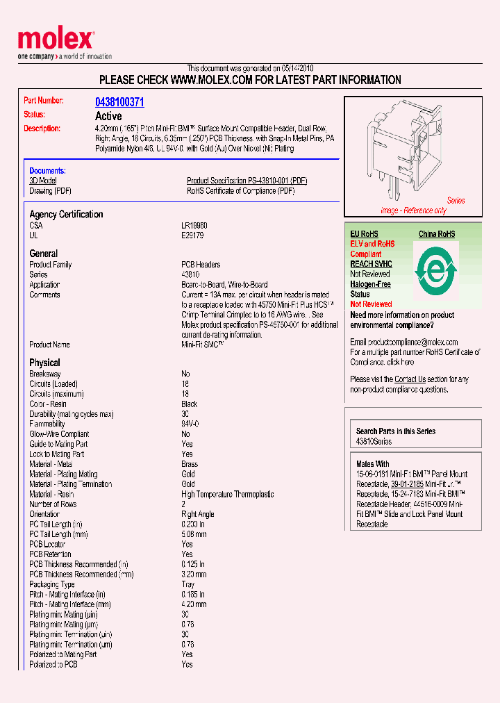 43810-0371_4923847.PDF Datasheet