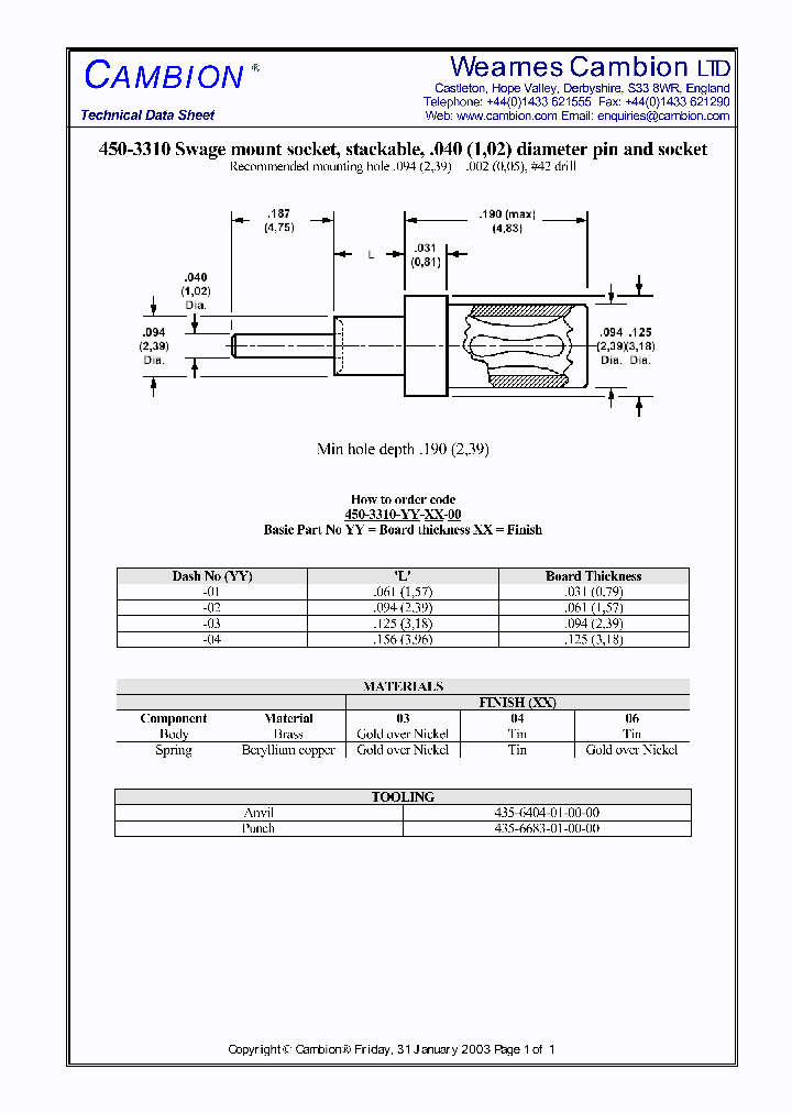 450-3310_4579043.PDF Datasheet