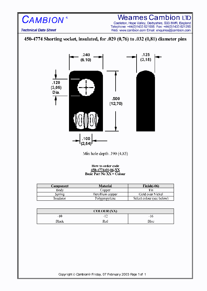 450-4774_4610325.PDF Datasheet