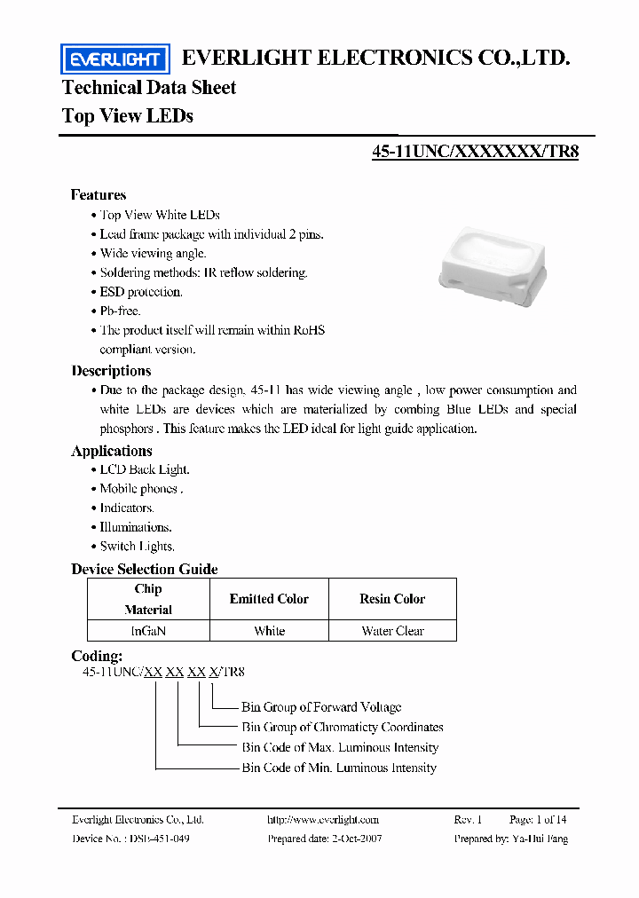 45-11UNC_4544507.PDF Datasheet