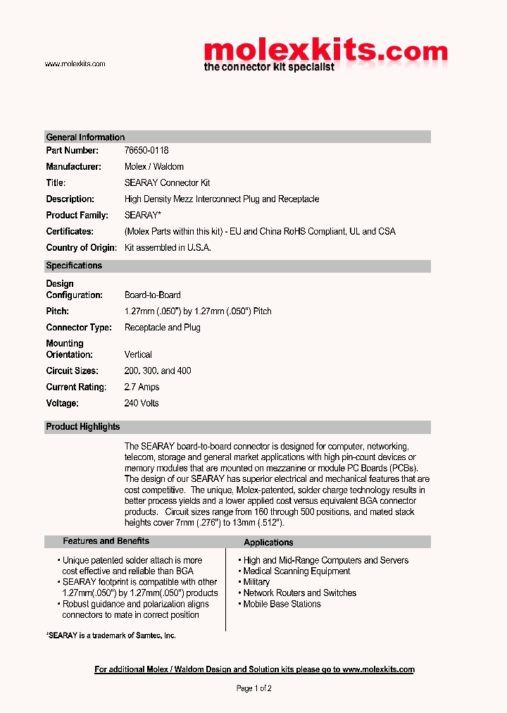 45970-4311_4809632.PDF Datasheet