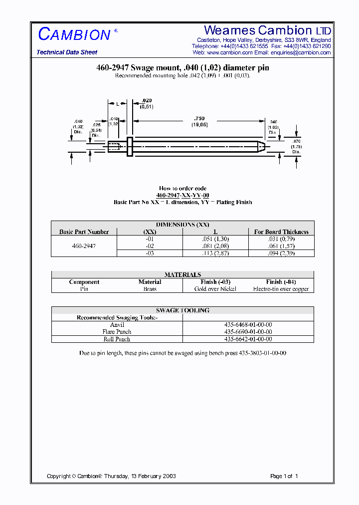 460-2947_4746496.PDF Datasheet