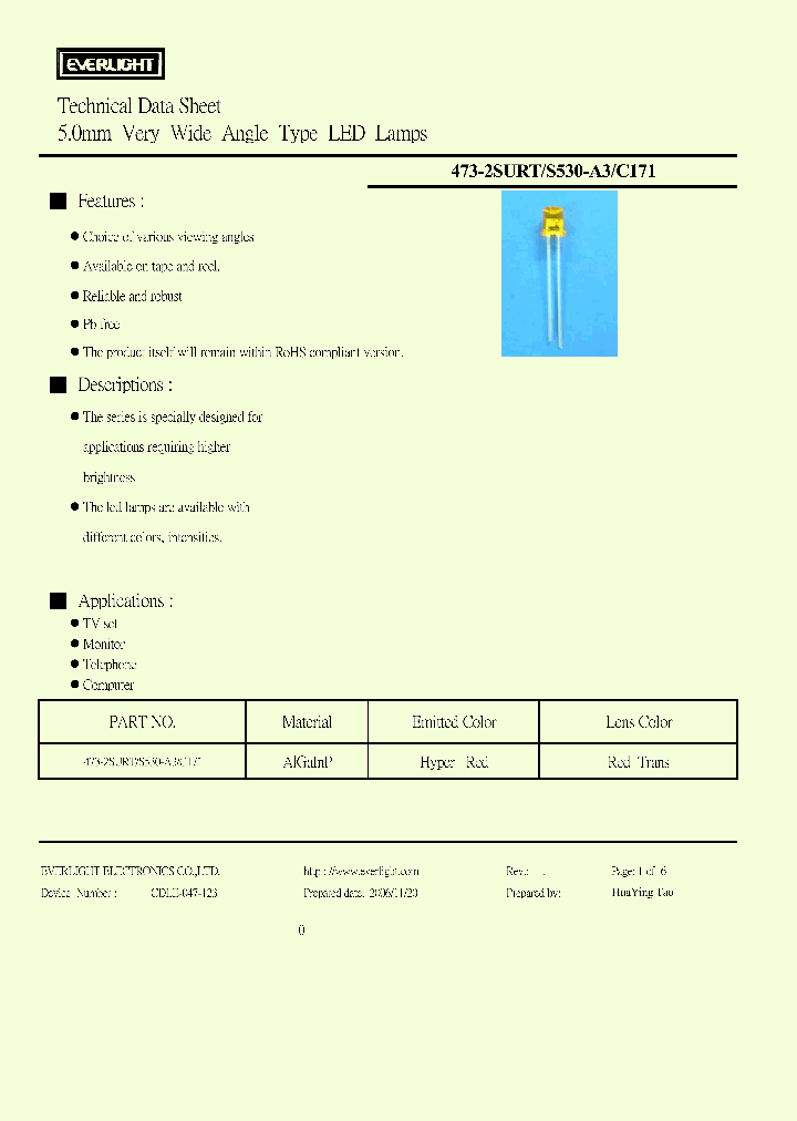 473-2SURTS530-A3C171_4688547.PDF Datasheet