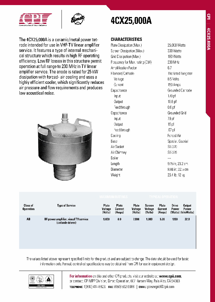 4CX25-000A_4403126.PDF Datasheet