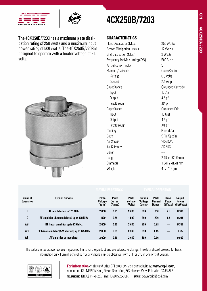 4CX250B_4403128.PDF Datasheet