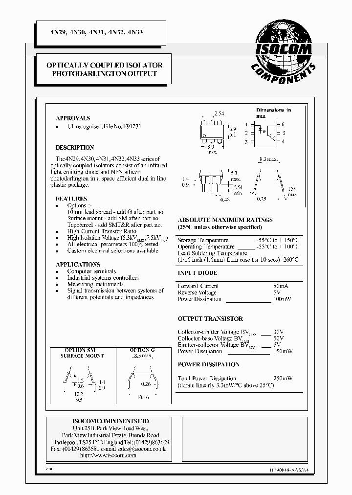 4N33_4456940.PDF Datasheet
