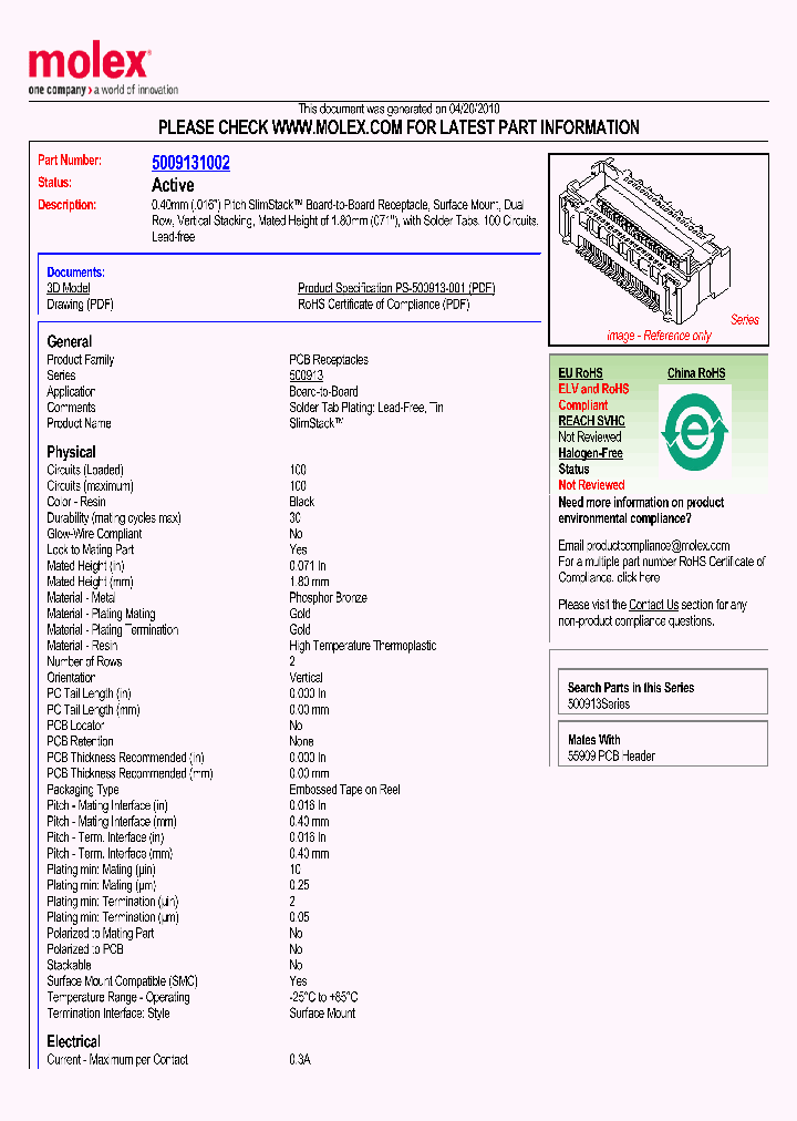 5009131002_4845693.PDF Datasheet