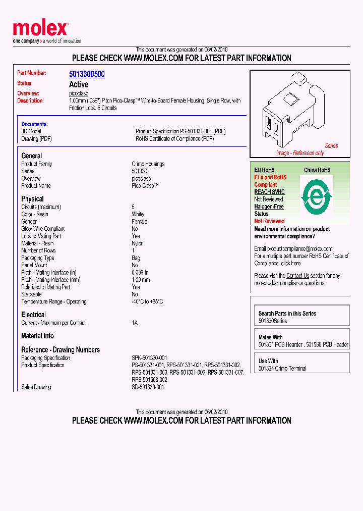 5013300500_4898165.PDF Datasheet