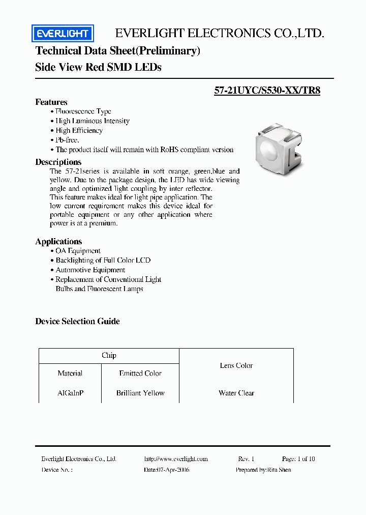 57-21UYC-S530-XX-TR8_4489763.PDF Datasheet