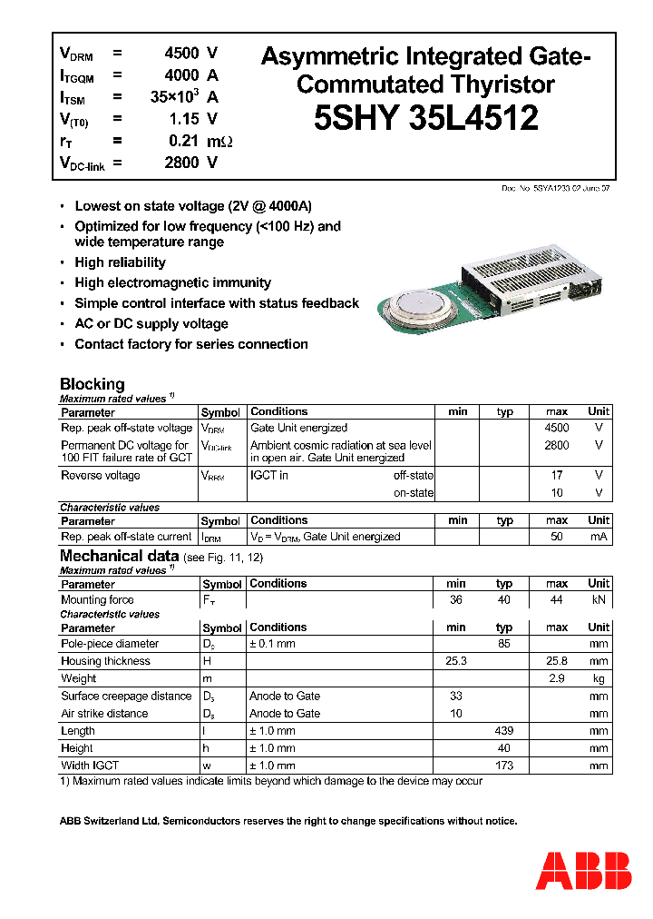 5SHY35L4512_4169689.PDF Datasheet