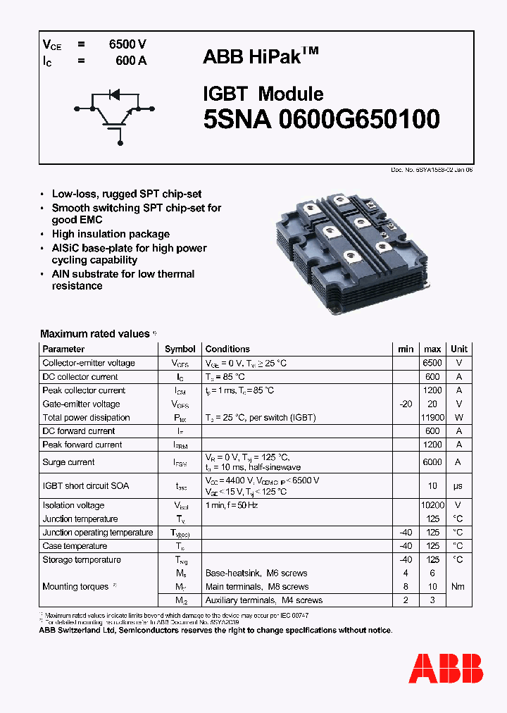 5SNA0600G6501_4187116.PDF Datasheet