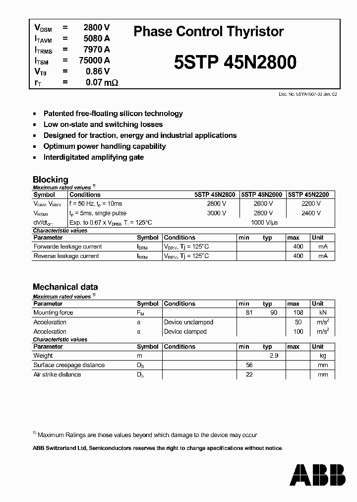 5STP45N2200_4245185.PDF Datasheet