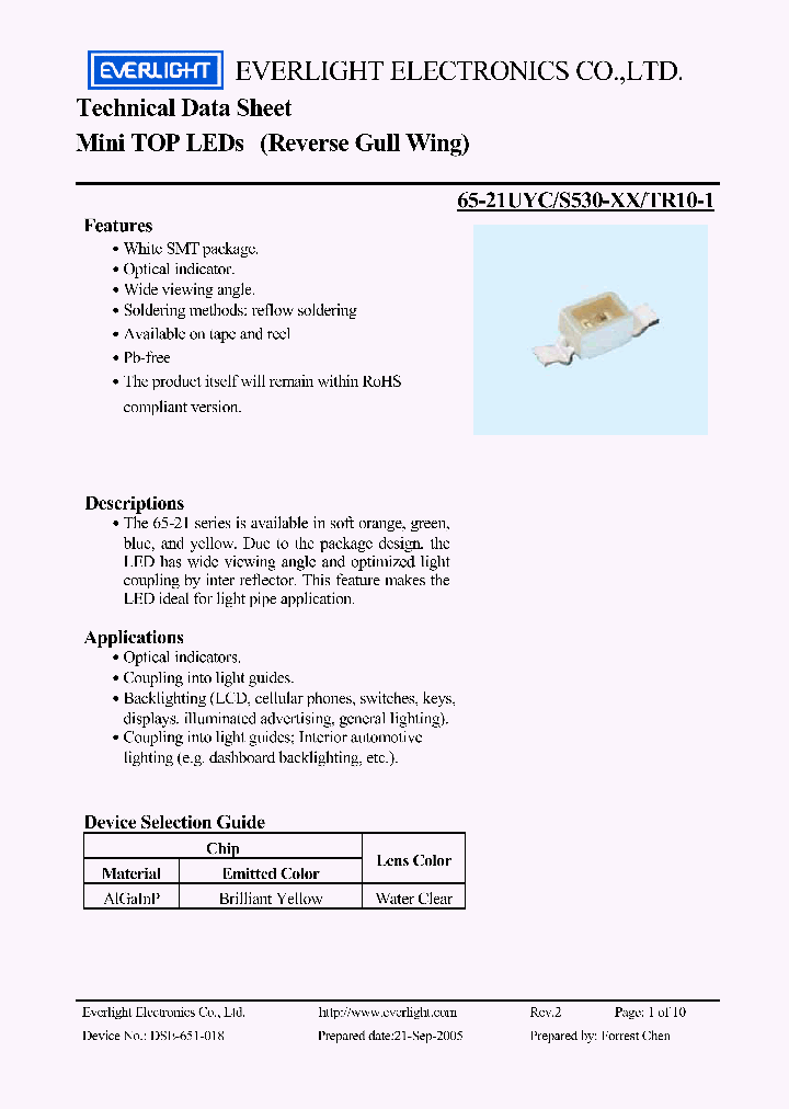 65-21-UYC-S530-A4-TR10-1_4199438.PDF Datasheet