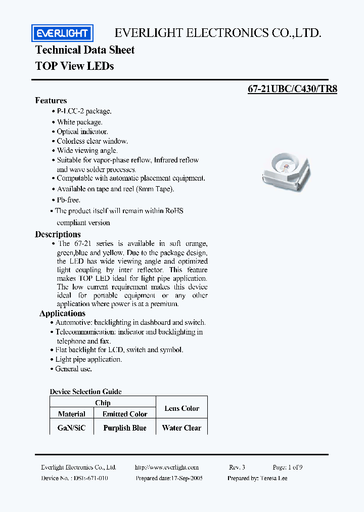 67-21UBC-C430-TR8_4433067.PDF Datasheet