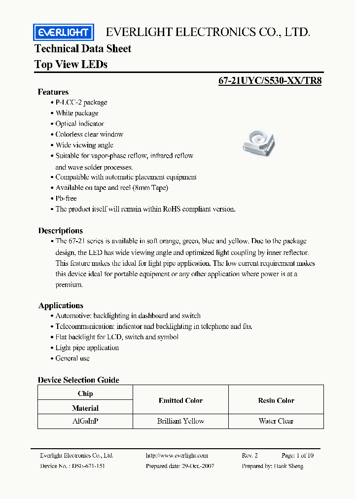 67-21UYC-S530-A3-TR8_4489779.PDF Datasheet