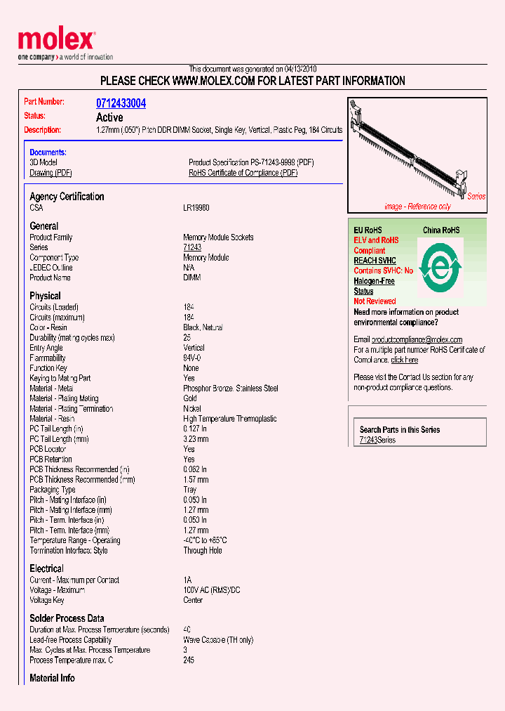 71243-3004_4909923.PDF Datasheet