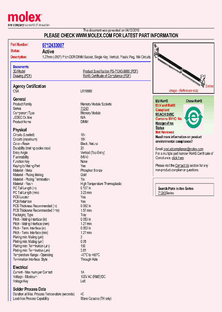 71243-3007_4909925.PDF Datasheet