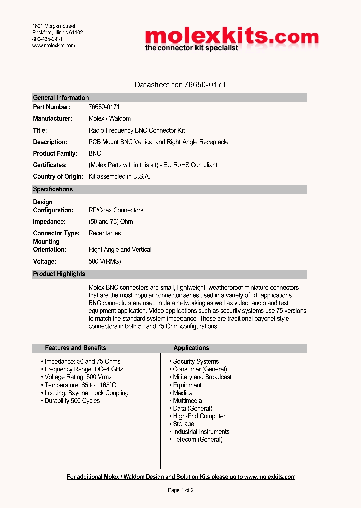 73171-1900_4565665.PDF Datasheet
