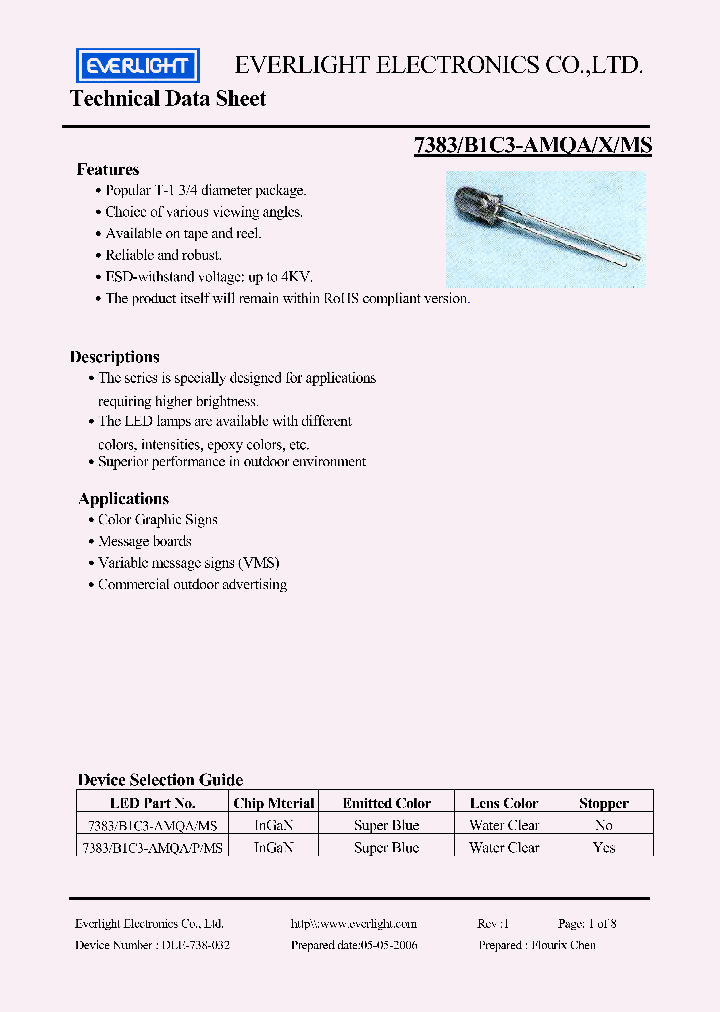 7383-B1C3-AMQA_4226226.PDF Datasheet