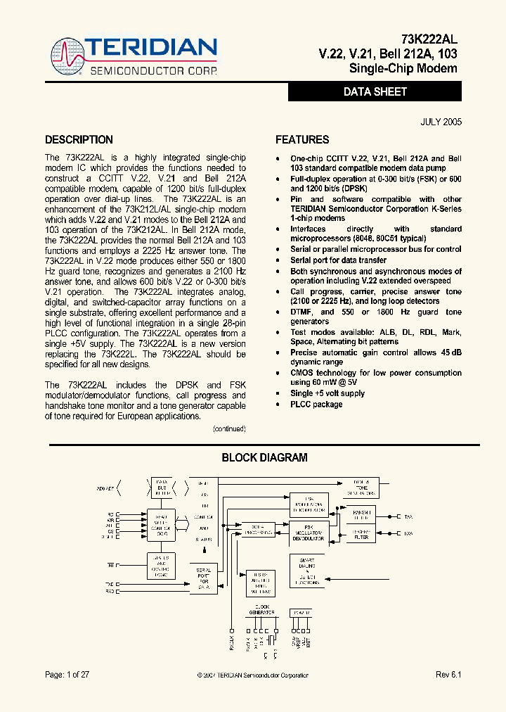 73K222AL-IHRF_4651890.PDF Datasheet