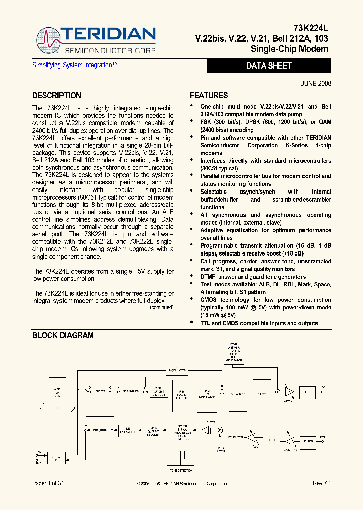 73K224L-28IHRF_4651893.PDF Datasheet