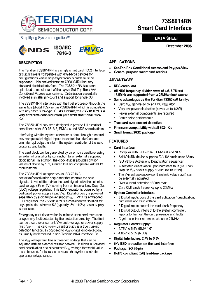 73S8014RN-ILF_4911934.PDF Datasheet