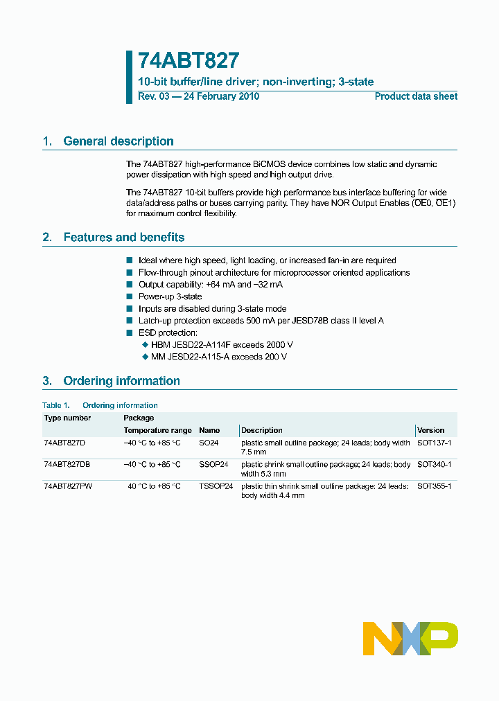 74ABT827_4642502.PDF Datasheet