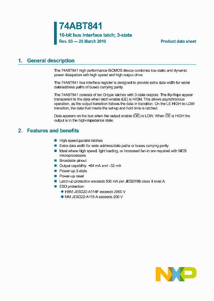 74ABT841_4699223.PDF Datasheet
