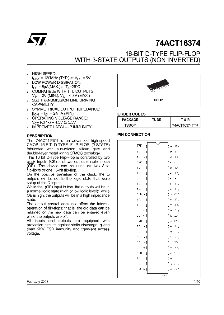 74ACT16374_4607179.PDF Datasheet