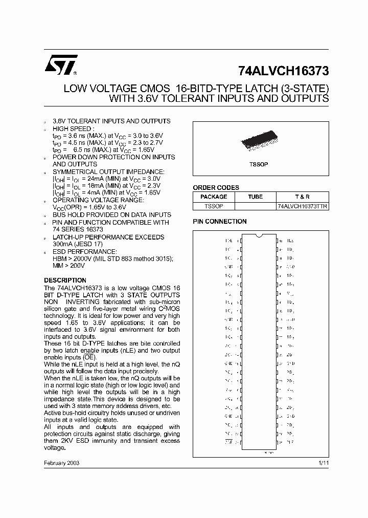 74ALVCH16373TTR_4491129.PDF Datasheet