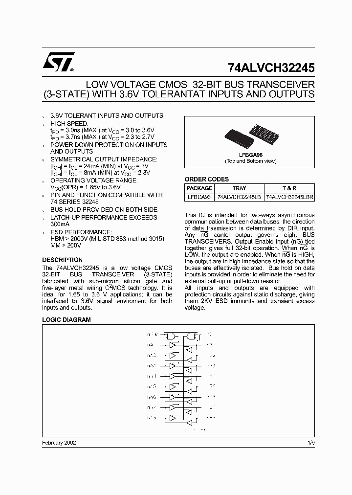 74ALVCH32245_4351495.PDF Datasheet