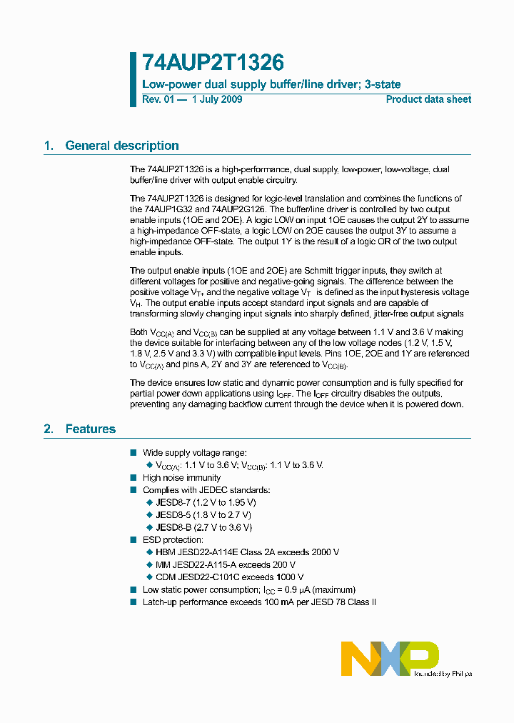 74AUP2T1326GF_4904849.PDF Datasheet