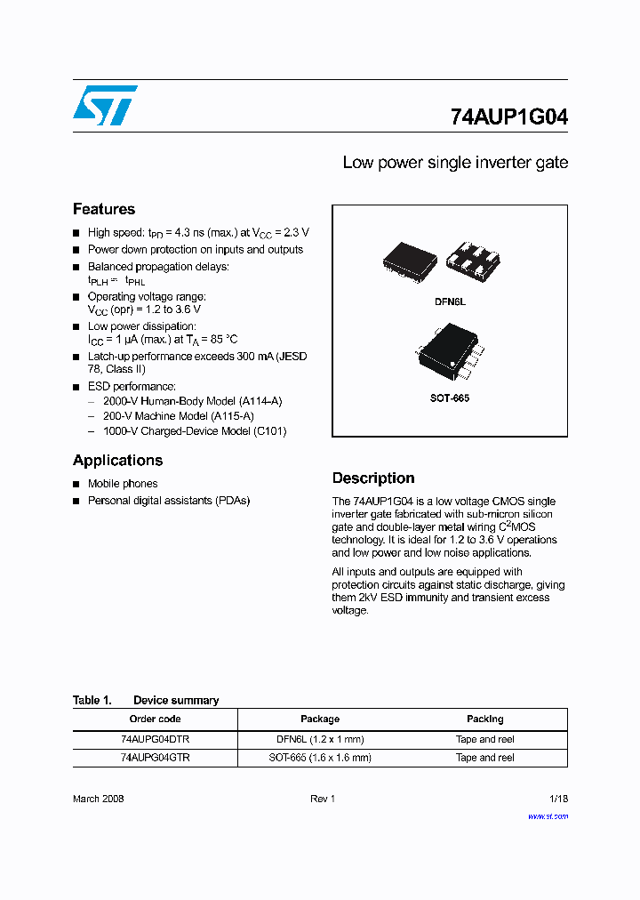 74AUPG04DTR_4332865.PDF Datasheet