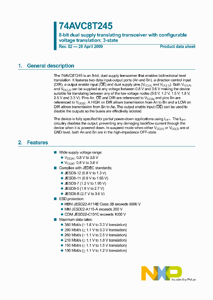 74AVC8T245_4870821.PDF Datasheet