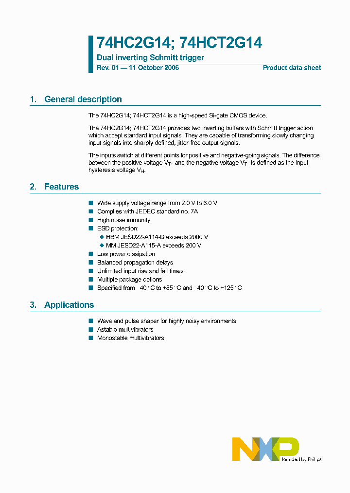 74HC2G14_4605830.PDF Datasheet