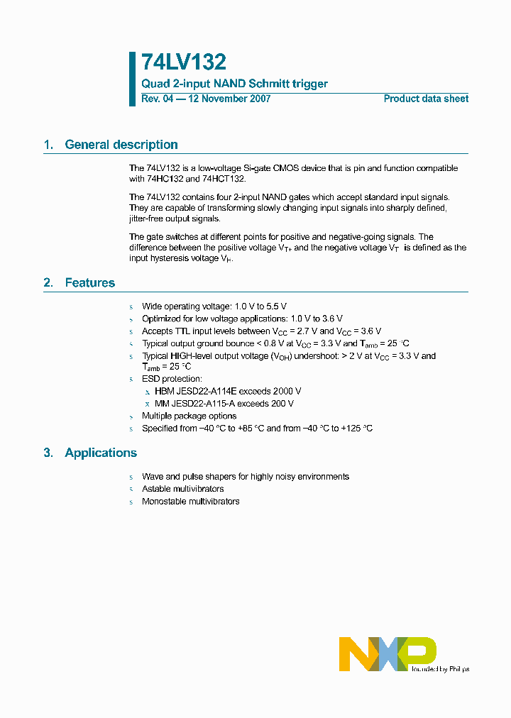 74LV132_4257714.PDF Datasheet