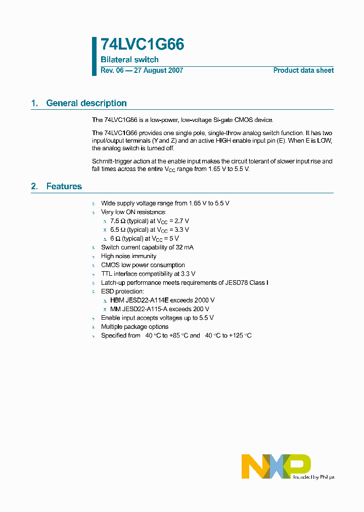 74LVC1G66_4560669.PDF Datasheet