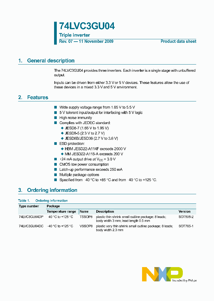 74LVC3GU04GD_4725609.PDF Datasheet