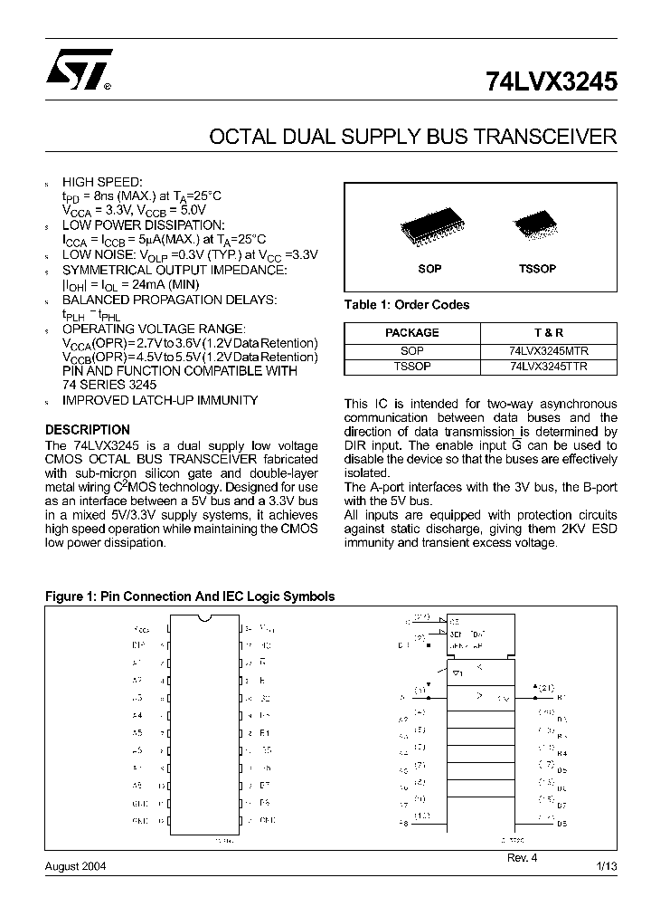 74LVX3245_4285376.PDF Datasheet
