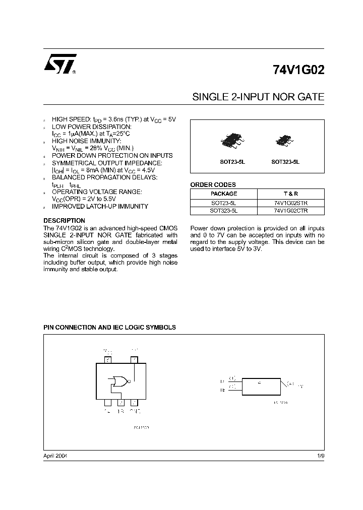 74V1G02_4600691.PDF Datasheet