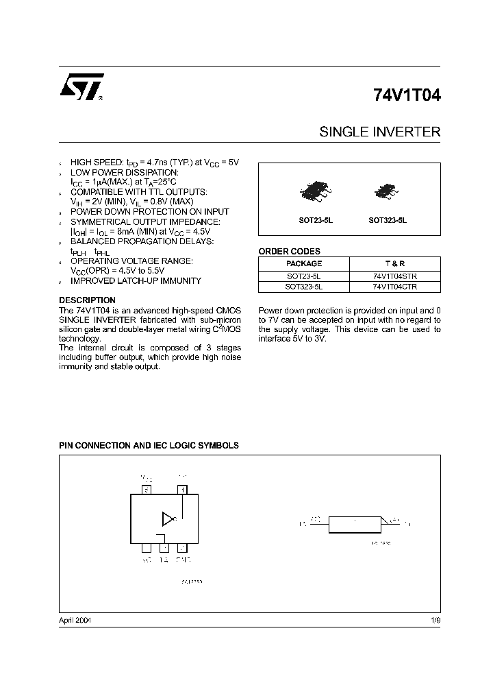 74V1T04CTR_4679799.PDF Datasheet
