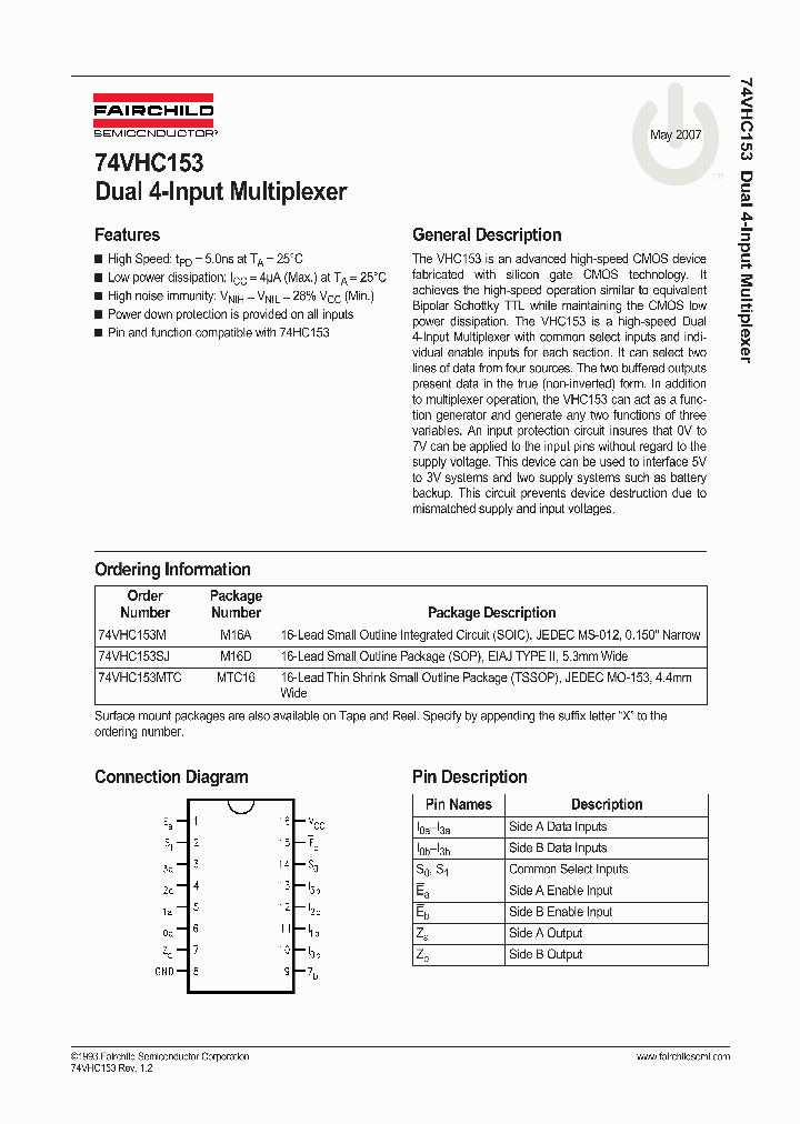 74VHC15307_4895975.PDF Datasheet