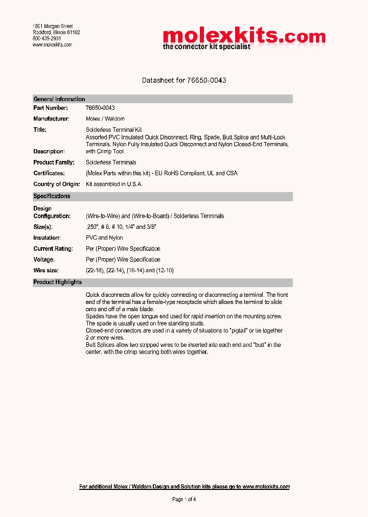 76650-0043_4609919.PDF Datasheet