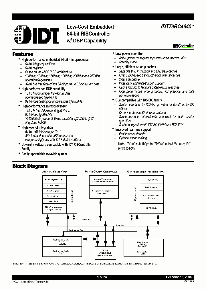 79RV4640-200DU_4510587.PDF Datasheet