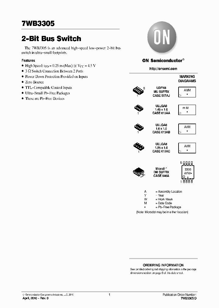 7WB3305CMX1TCG_4590450.PDF Datasheet