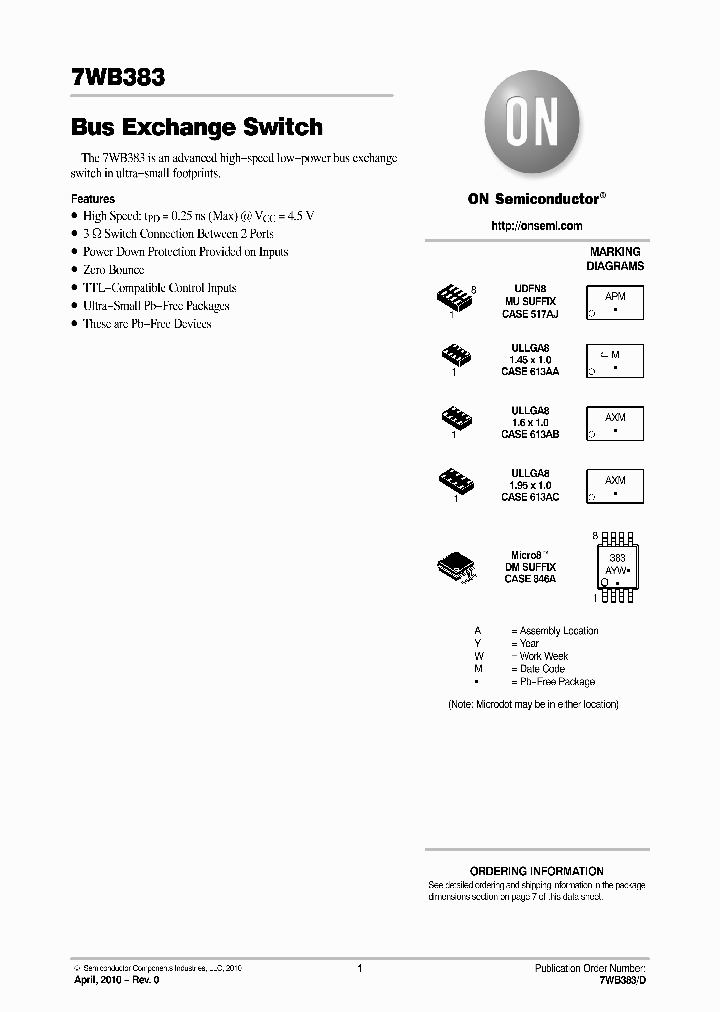 7WB383CMX1TCG_4590448.PDF Datasheet