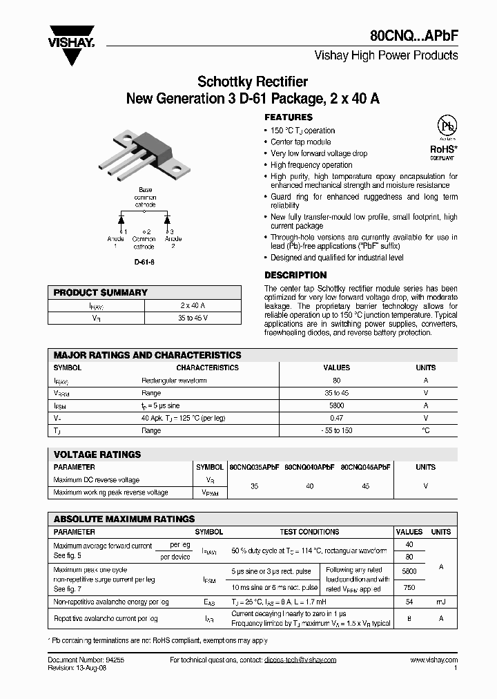 80CNQ045APBF_4659468.PDF Datasheet
