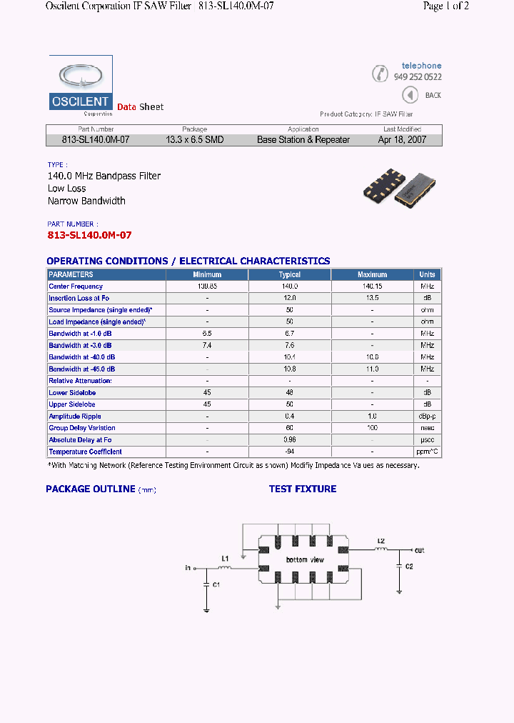 813-SL1400M-07_4529749.PDF Datasheet
